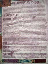 Página inicial de las crónicas de la conquista de Granada